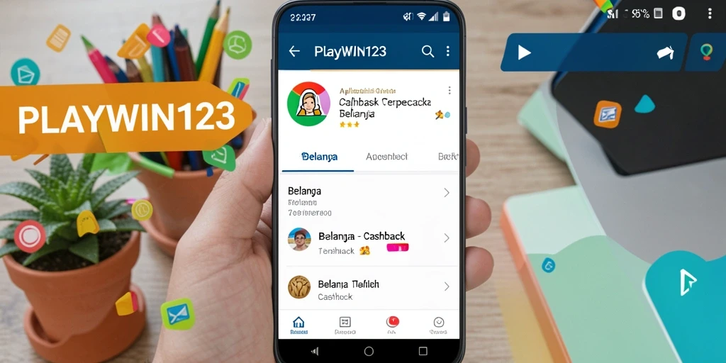 Antarmuka pengguna PLAYWIN123 yang sederhana dan menarik untuk cashback.