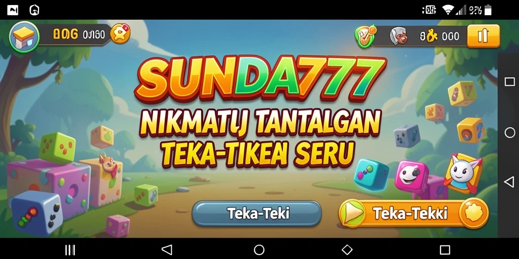 Tampilan antarmuka SUNDA777 dengan berbagai teka-teki yang menarik.