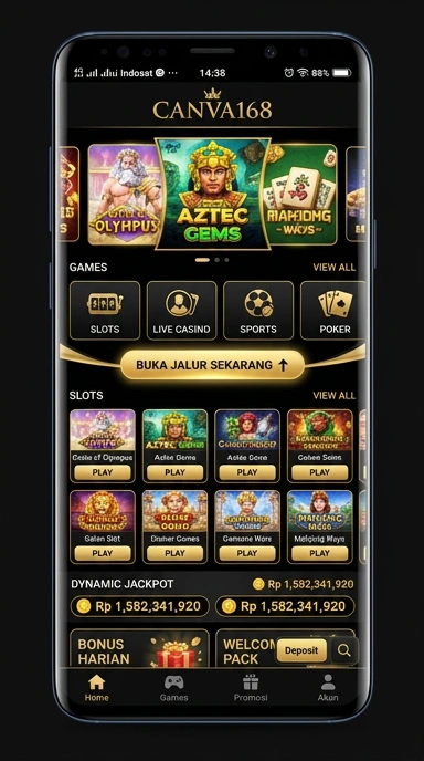Tampilan link alternatif canva168